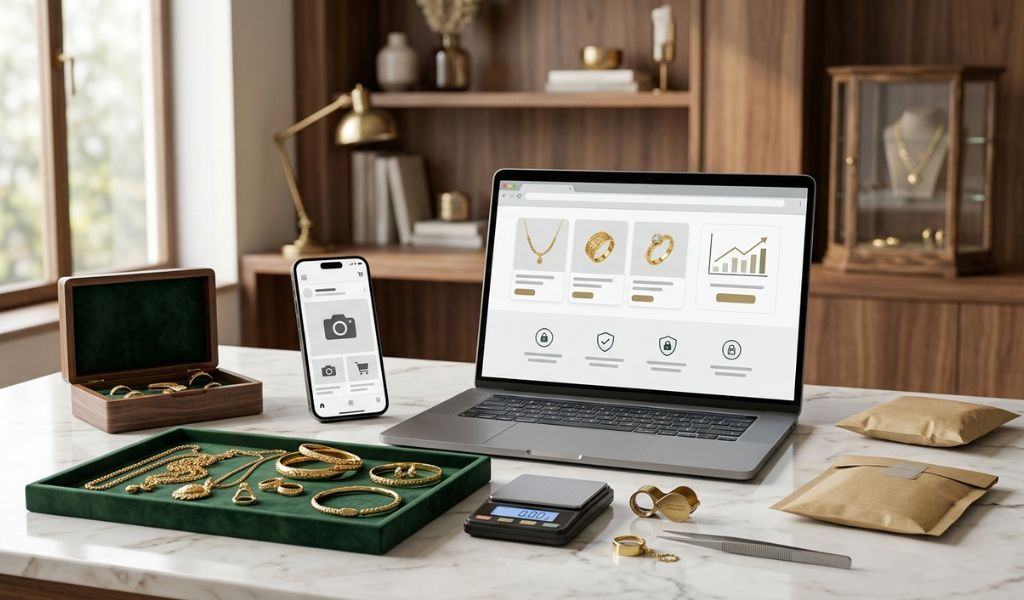 The Best Way to Sell Gold Jewellery Online Safely in the UK